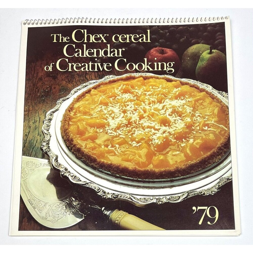 VTG 1979 CHEX Cereal RECIPE CALENDAR of Creative Cooking Cookbook Unused NOS